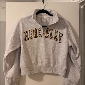 Gray Berkeley Quarter-Zip Sweatshirt